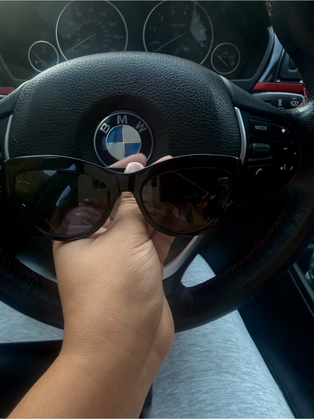 Dior Black Cat-Eye Sunglasses